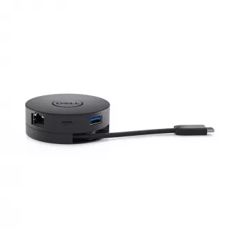 DELL DA300 bedrade USB 3.2 Gen 2 (3.1 Gen 2) Type-C zwart