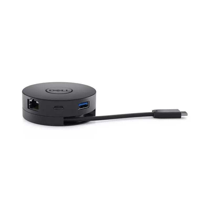 DELL DA300 bedrade USB 3.2 Gen 2 (3.1 Gen 2) Type-C zwart