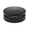 DELL DA300 bedrade USB 3.2 Gen 2 (3.1 Gen 2) Type-C zwart