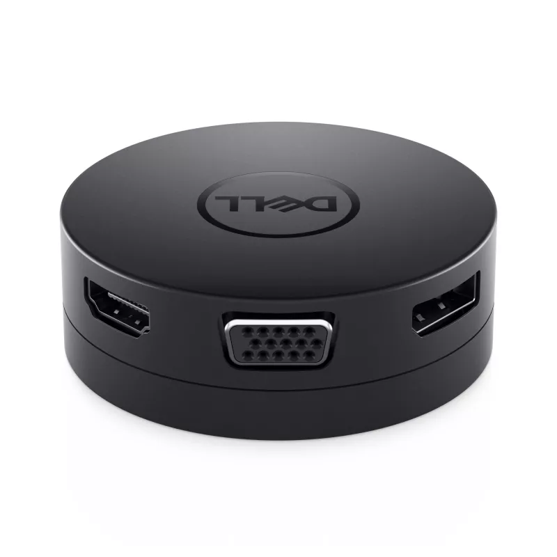 DELL DA300 bedrade USB 3.2 Gen 2 (3.1 Gen 2) Type-C zwart
