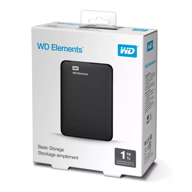 Externe harde schijf Western Digital 1 TB 3.2 Gen 1 WD Elements Portable