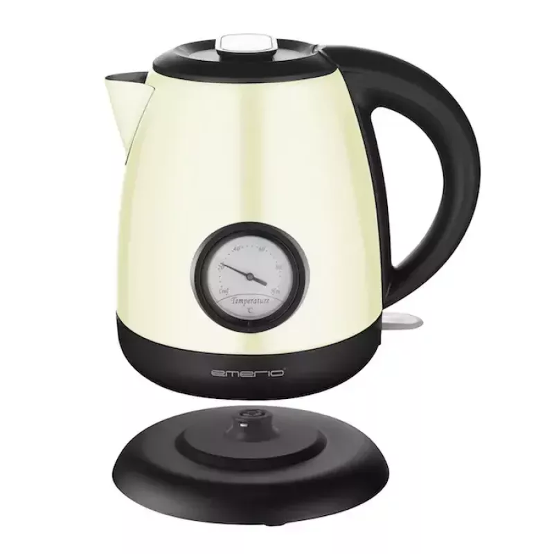 Waterkoker Emerio 1 L 2000 W beige zwart