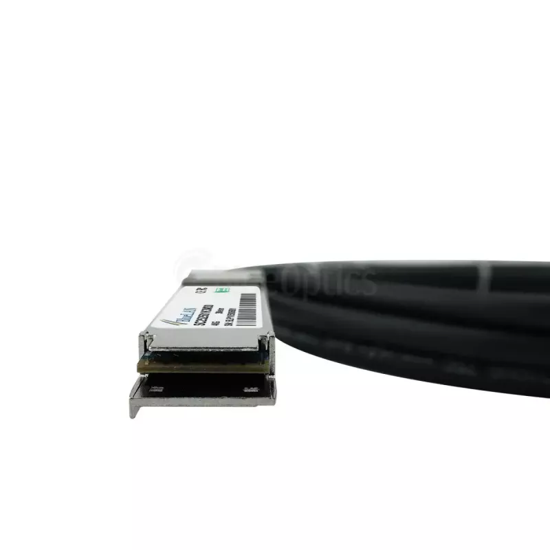 BlueOptics XLDACBL2 InfiniBand-glasvezelkabel 2 m QSFP zwart