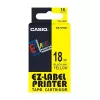 Etiketteerband Casio XR-18YW1 zwart op geel