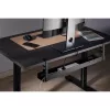 InLine universele kabelgoot 3-standen (80/100/120 cm) voor montage onder het bureau, zwart