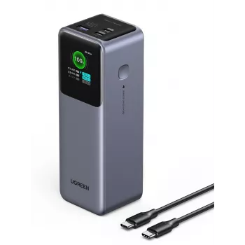 Ugreen 25000mAh 200W snelladen powerbank grijs