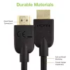 Techly ICOC HDMI2-4-050T HDMI-kabel 5 m HDMI type A (standaard) zwart
