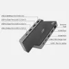 ACT USB-C 4K MST dockingstation voor 2 HDMI-monitoren, ethernet, USB-C, 3x USB-A, PD-passthrough en 1 meter afneembare verbindingskabel