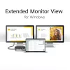 ACT USB-C 4K MST dockingstation voor 2 HDMI-monitoren, ethernet, USB-C, 3x USB-A, PD-passthrough en 1 meter afneembare verbindingskabel