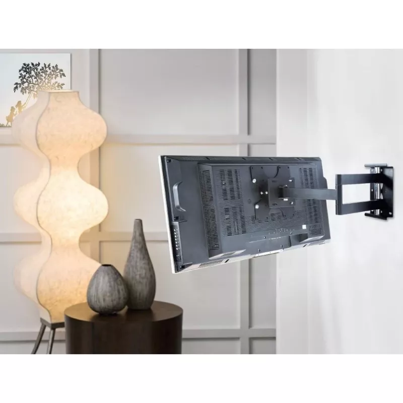 Techly wandbeugel voor LCD LED 19-37'' kantelbaar 2 scharnieren zwart ICA-LCD 2923B