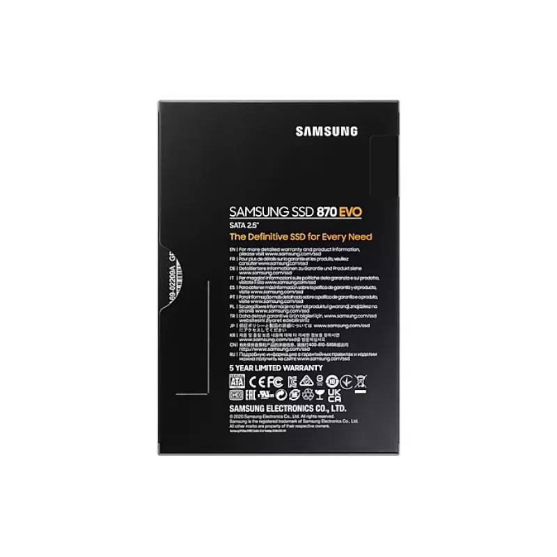 Samsung 870 EVO 500 GB 2,5 inch Serial ATA III V-NAND MLC