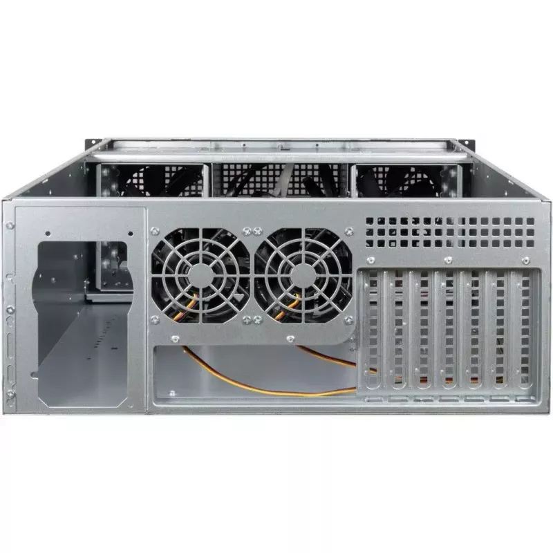 Serverbehuizing Inter-Tech 4U 40255 rack zwart, grijs