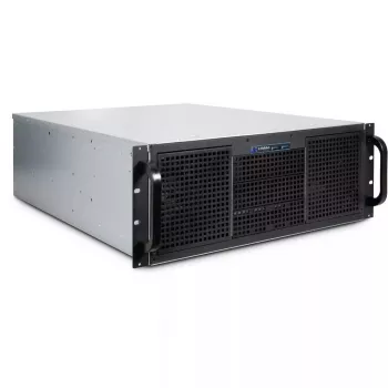 Serverbehuizing Inter-Tech 4U 40255 rack zwart, grijs