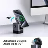Oplader UGREEN 45775 — draadloze AC-snellader voor binnen, universeel, 1× USB-C, zwart/grijs