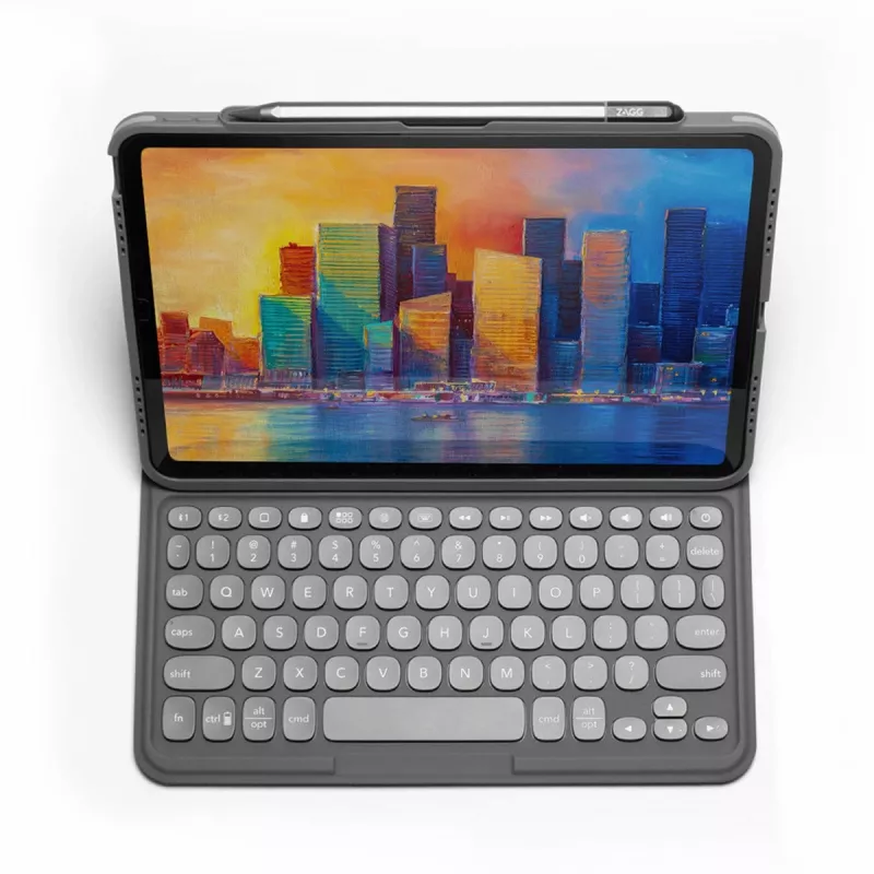 ZAGG Pro Keys Toetsenbord voor Apple iPad Pro 11 (M4/M5), Charcoal, UK-indeling