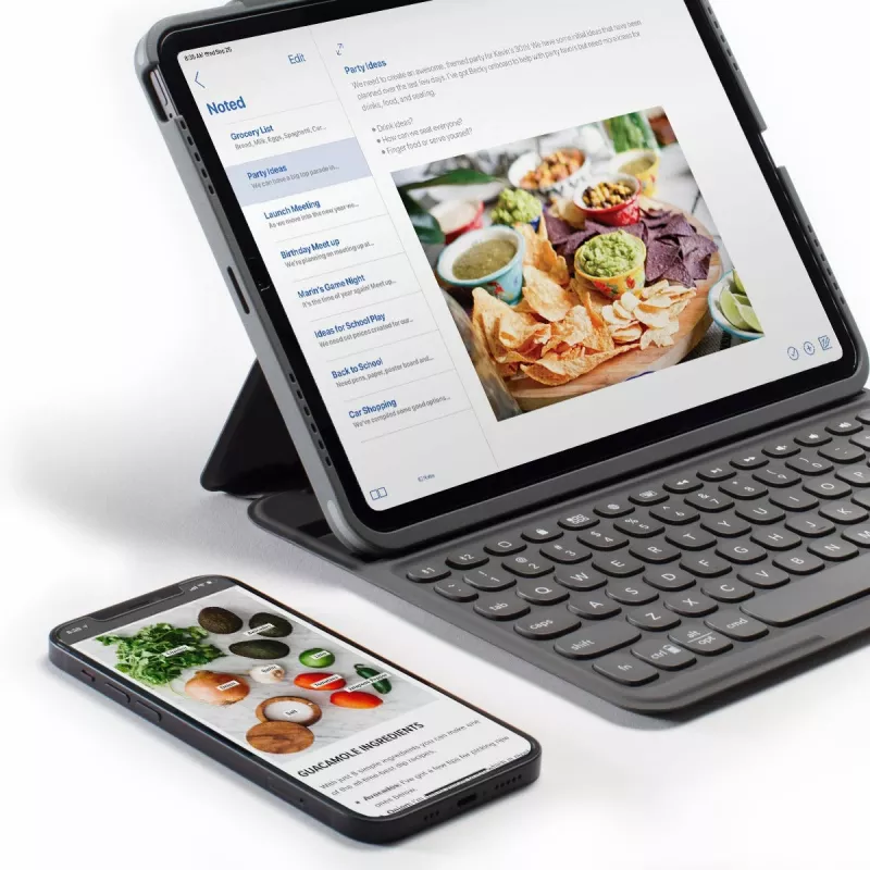 ZAGG Pro Keys Toetsenbord voor Apple iPad Pro 11 (M4/M5), Charcoal, UK-indeling
