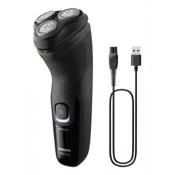 Philips X3021/00 Herenscheerapparaat Rotatiescheerapparaat Trimmer Zwart