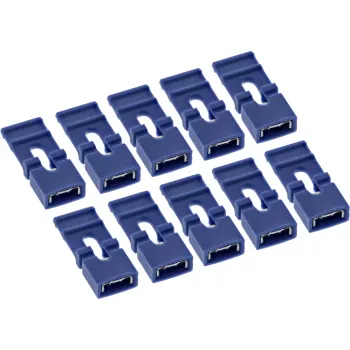 InLine-jumper met lipje, 10 stuks, voor vintage-pc/server-printplaten en interfacekaarten
