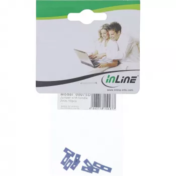 InLine-jumper met lipje, 10 stuks, voor vintage-pc/server-printplaten en interfacekaarten