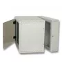 Wandgemonteerde kast Triton 19 inch rack wandmontage 6U/250 glazen deur