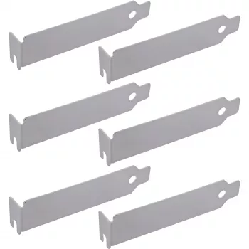 InLine PCI / PCI-E / ISA low-profile-blinden voor uitbreidingskaartsleuven, 6 stuks