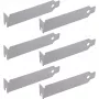 InLine PCI / PCI-E / ISA low-profile-blinden voor uitbreidingskaartsleuven, 6 stuks