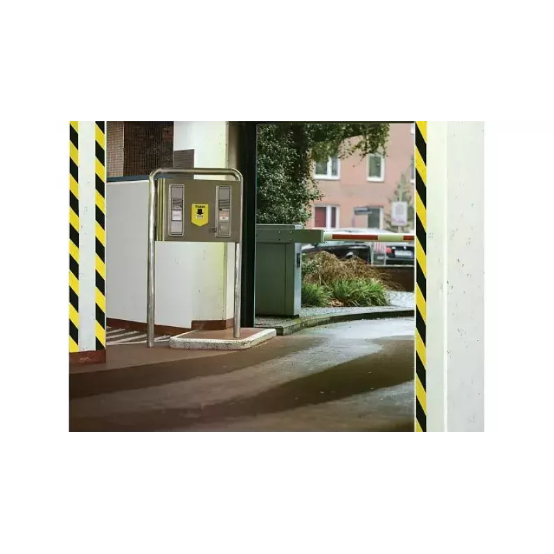 Afzetband TESA 58133 zwart geel 66 m
