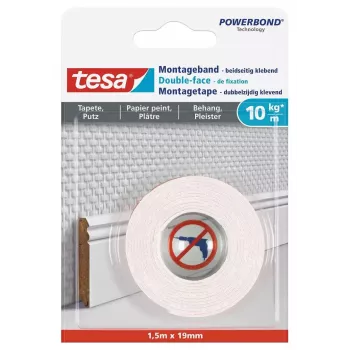 Montageband TESA 77742-00000 1,5 m wit 19 mm
