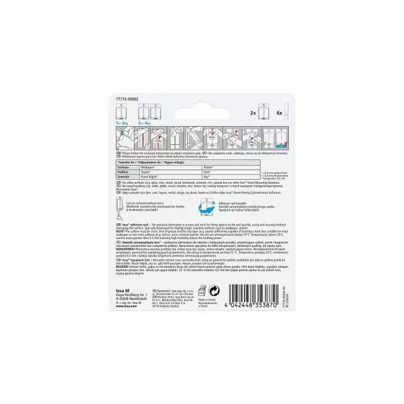 Gebruikshaak TESA Adhesive Nail 77776-00000-00