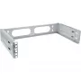 InLine 19 inch opklapbaar rack, 2HE, 24-40cm diep, grijs