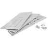 InLine 19 inch opklapbaar rack, 2HE, 24–40 cm diep, met afdekking, grijs