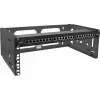 InLine 19 inch opklapbaar rack, 4U, 24-40 cm diep, zwart