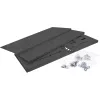 Wandmontage rack InLine 19 inch opvouwbaar rack 4U 24-40cm diep zwart