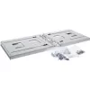 Wandmontagerack InLine 19 inch 4HE 24–40 cm diep grijs