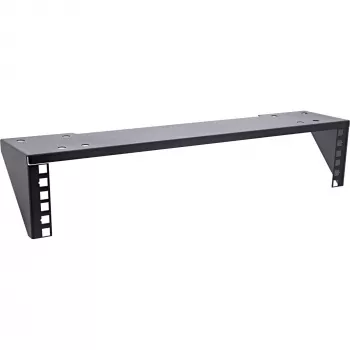 InLine 19 inch rack voor montage onder het bureau, 2HE, zwart