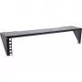 InLine 19 inch rack voor montage onder het bureau, 2HE, zwart