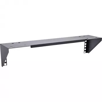 InLine 19 inch rack voor montage onder het bureau, 2HE, zwart