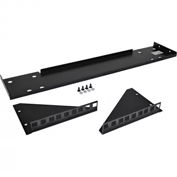 InLine 19 inch rack voor montage onder het bureau, 3HE, zwart