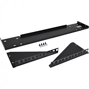 InLine 19 inch rack voor montage onder het bureau, 4HE, zwart