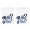 InLine 19 inch zekeringrail 3U, met DIN-rail, zwart