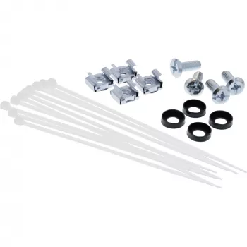 InLine 10 inch patchpanel lege behuizing 12-voudig, voor Keystone-modules, 1U zwart