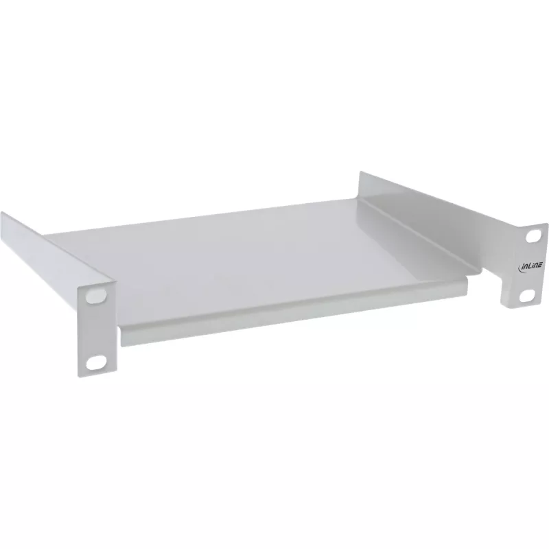 InLine 10 inch legbord, 160 mm, 10 kg, 1 HE, RAL 7035 grijs