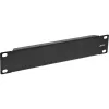 InLine 10 inch blindplaat, 1U, RAL 9005 zwart