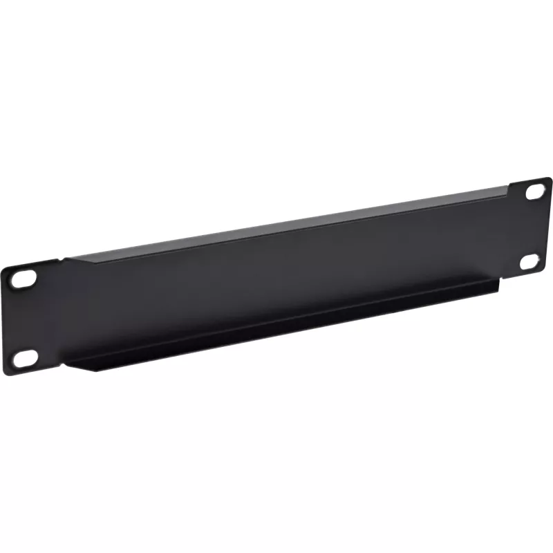 InLine 10 inch blindplaat, 1U, RAL 9005 zwart