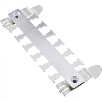 InLine kabelgeleiderail voor montage op DIN-rail (TS35) metaal