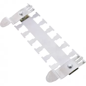 InLine kabelgeleiderail voor montage op DIN-rail (TS35) metaal
