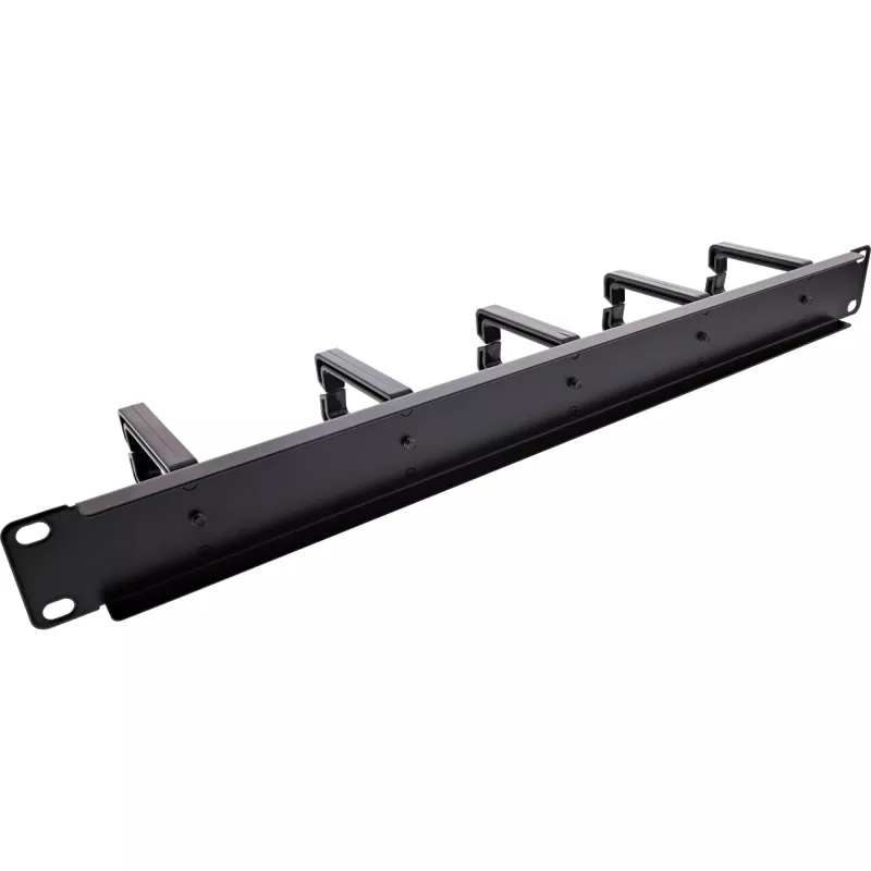 Kabelmanagementpaneel InLine 19110O 19 inch zwart metaal 5 beugels