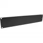 Blindplaat InLine 19111B 2U RAL 9005 zwart