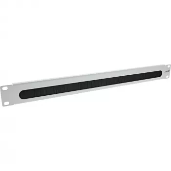 Kabeldoorvoerpaneel InLine 19111E 19 inch kabeldoorvoerplaat met borstel RAL 7035 grijs