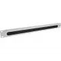 Kabeldoorvoerpaneel InLine 19111E 19 inch kabeldoorvoerplaat met borstel RAL 7035 grijs